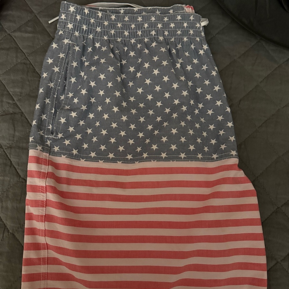Chubbies Patriotic Red and Blue Shorts